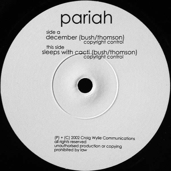 Pariah (21) : December (7", Single)