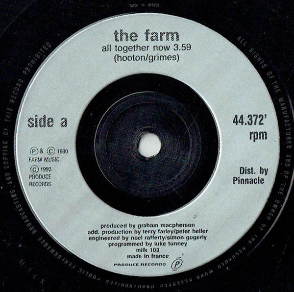 The Farm : All Together Now (7", Single)