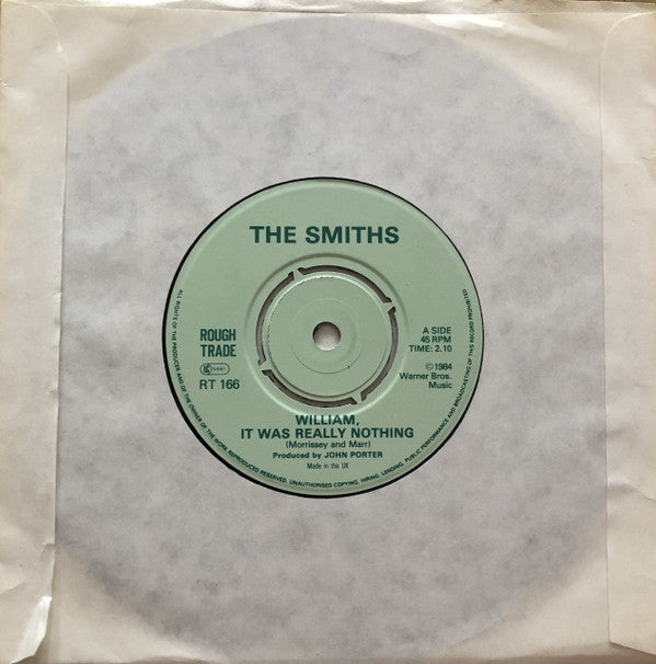 The Smiths : William, It Was Really Nothing (7", Single, Kno)