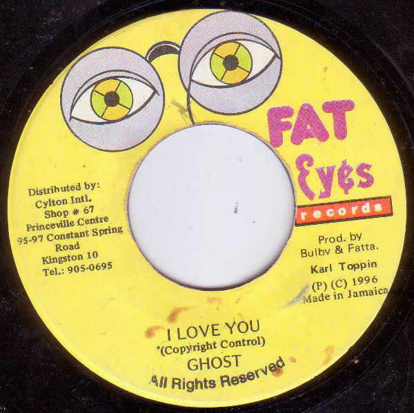 Ghost (6) : I Love You (7")