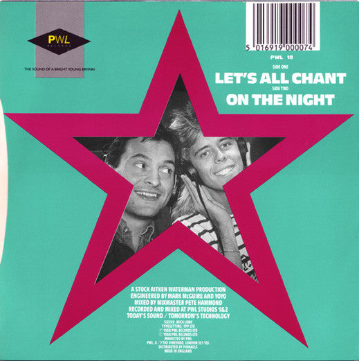 Pat & Mick : Let's All Chant (7", Single)