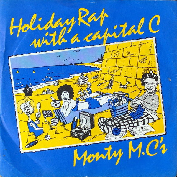Monty MC : Holiday Rap With A Capital C (7", Single)