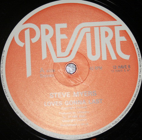 Steve Myers : Loves Gonna Last (12")