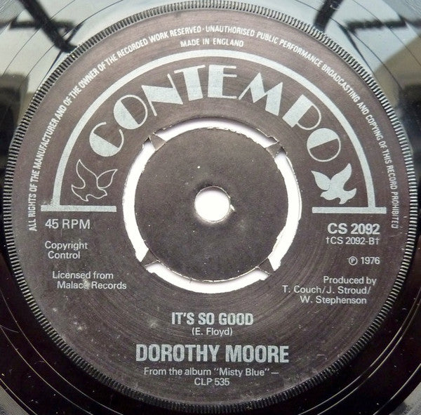 Dorothy Moore : Funny How Time Slips Away (Edited Version) (7", Single, Pus)