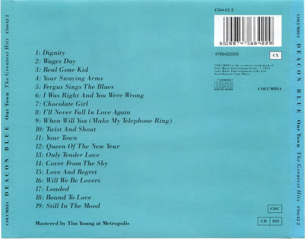 Deacon Blue : Our Town - The Greatest Hits (CD, Comp)