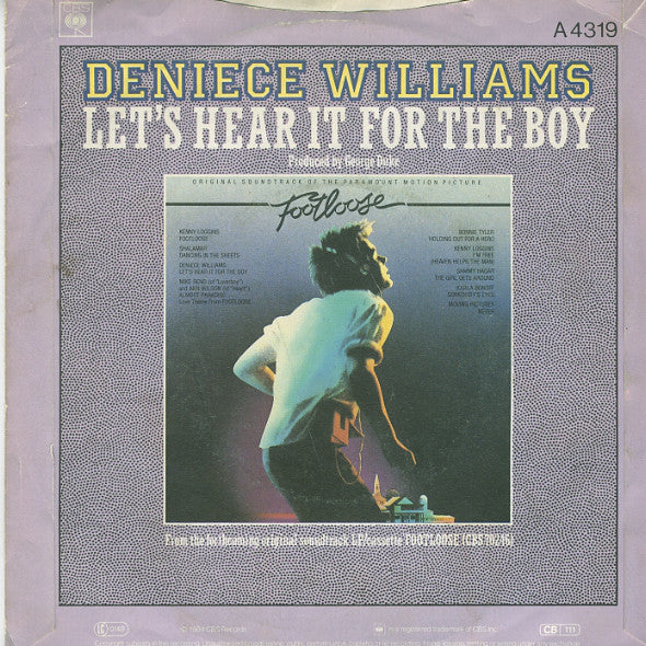 Deniece Williams : Let's Hear It For The Boy (7", Single, Bro)