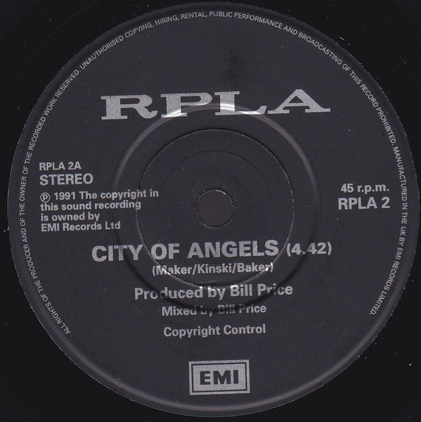 RPLA : City Of Angels (7", Single)
