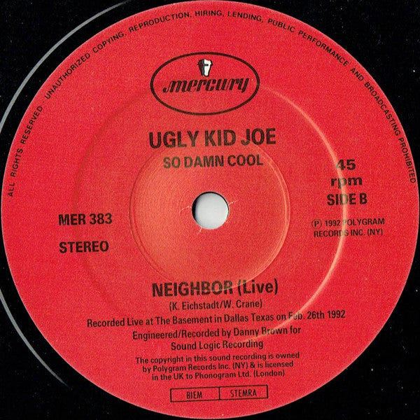 Ugly Kid Joe : So Damn Cool (7")