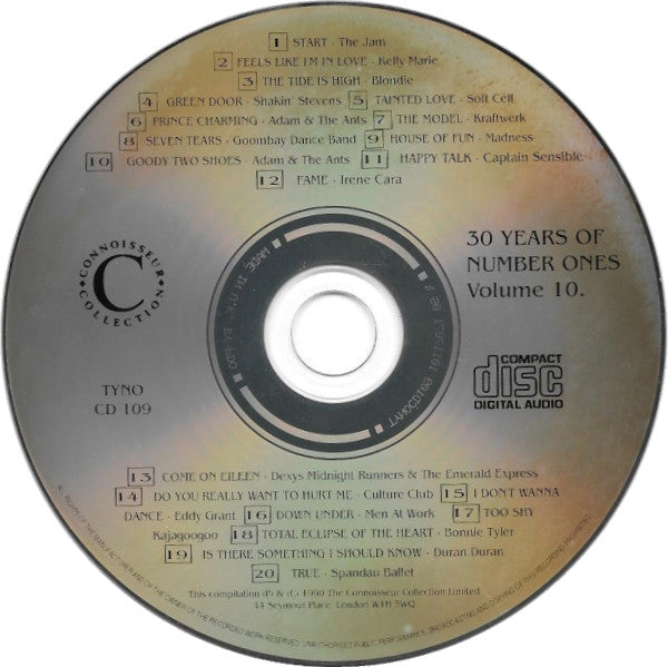 Various : 30 Years Of Number Ones, Vol. 10 (CD, Comp)