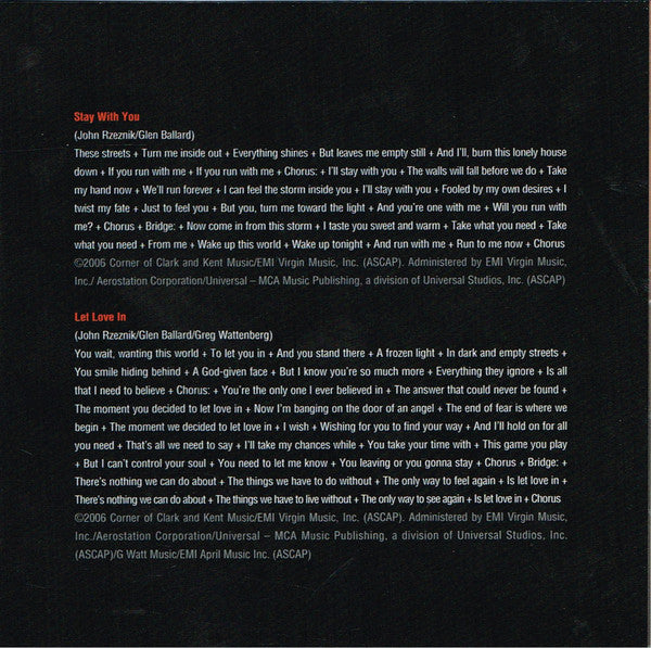 Goo Goo Dolls : Let Love In (CD, Album)