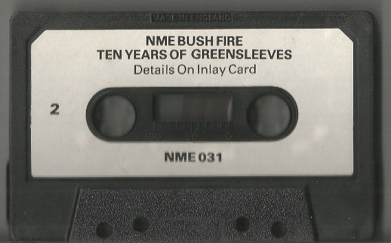 Various : Bushfire (Ten Years Of Greensleeves) (Cass, Comp)