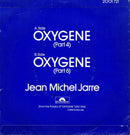 Jean-Michel Jarre : Oxygene (Part 4) (7", Single, Pic)