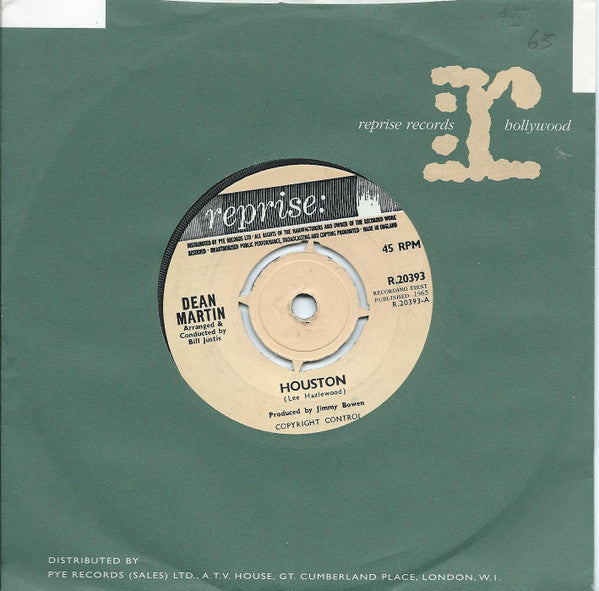 Dean Martin : Houston (7", Single)