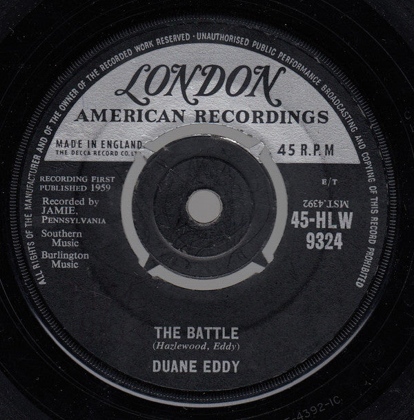 Duane Eddy : The Battle / Theme From Dixie (7", Single)