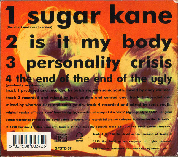 Sonic Youth : Sugar Kane (CD, Maxi, Dig)