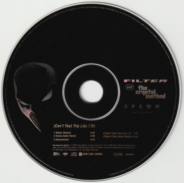 Filter (2) And The Crystal Method : (Can't You) Trip Like I Do (CD, Single)