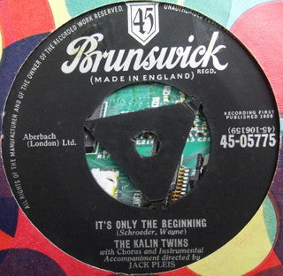 Kalin Twins : It's Only The Beginning (7", Single)