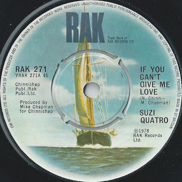 Suzi Quatro : If You Can't Give Me Love (7", Single, Com)