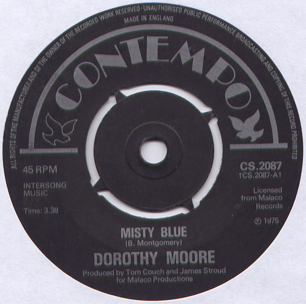 Dorothy Moore : Misty Blue (7", Single, Kno)