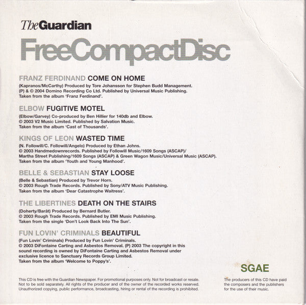 Various : FreeCompactDisc (CD, Comp, Promo)