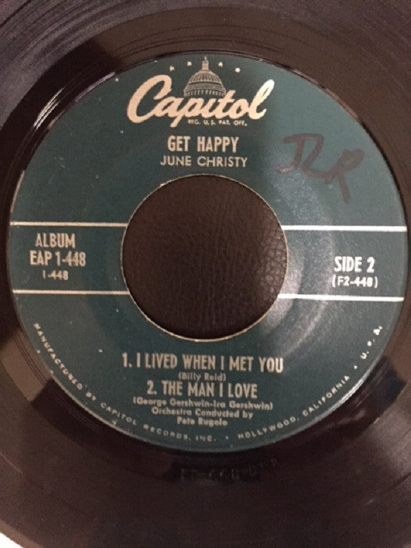June Christy : Get Happy (7", EP)
