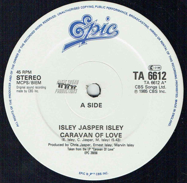 Isley Jasper Isley : Caravan Of Love (12", Single, Pic)