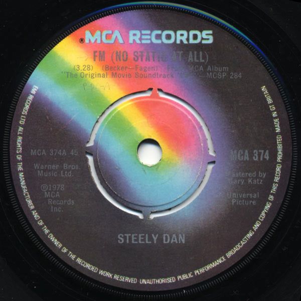 Steely Dan : FM (No Static At All) (7", Single, Com)