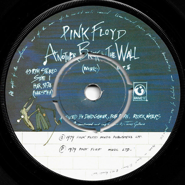Pink Floyd : Another Brick In The Wall (Part II) (7", Single, Pus)