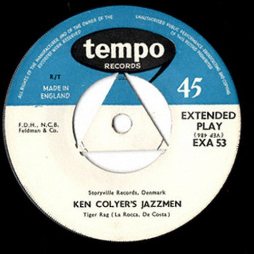 Ken Colyer's Jazzmen : Ken Colyer's Jazzmen (7", EP)