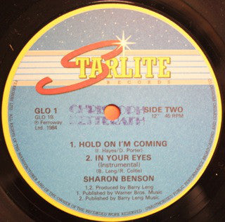 Sharon Benson : In Your Eyes (12")