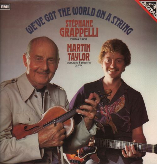 Stéphane Grappelli & Martin Taylor : We've Got The World On A String (LP, Album, Dig)