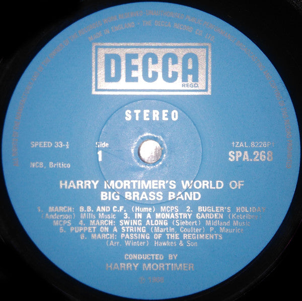 Harry Mortimer : Harry Mortimer's World Of Big Brass Band (LP, Comp)