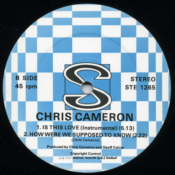 Chris Cameron : Is This Love (Special Mix) (12")