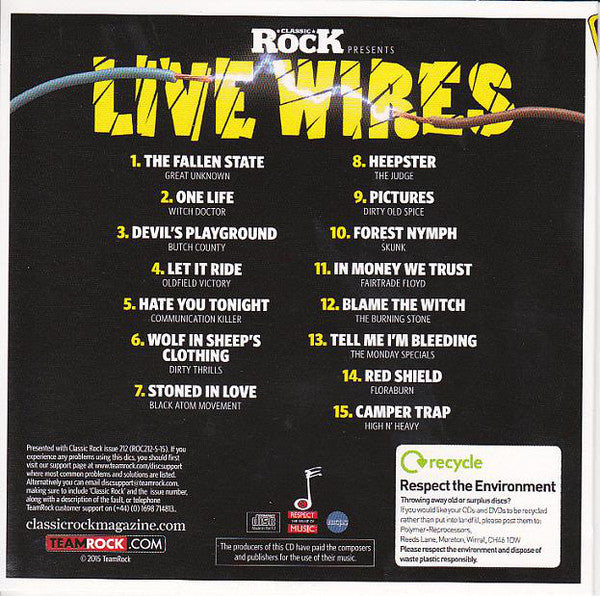 Various : Live Wires (CD, Comp)