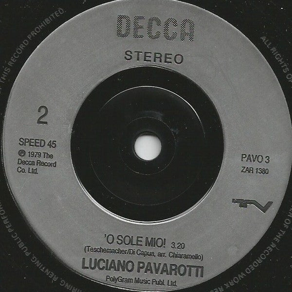 Luciano Pavarotti : Nessun Dorma (7", Single, Sil)