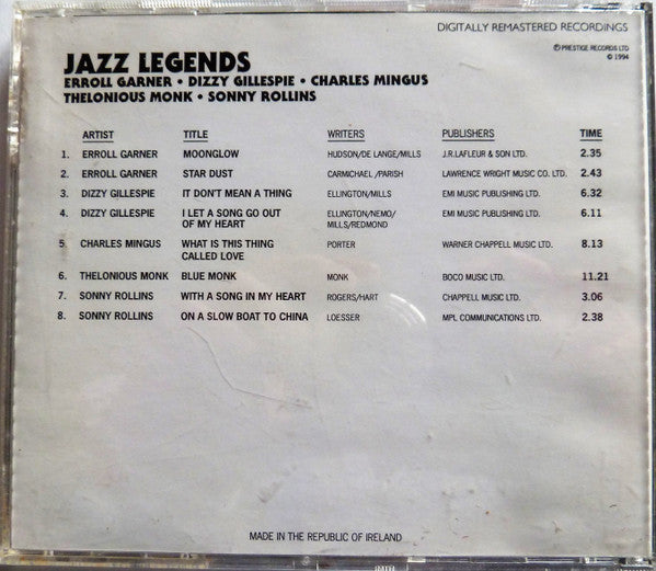 Various : The Sunday Times Music Collection - Jazz Legends (CD, Comp)