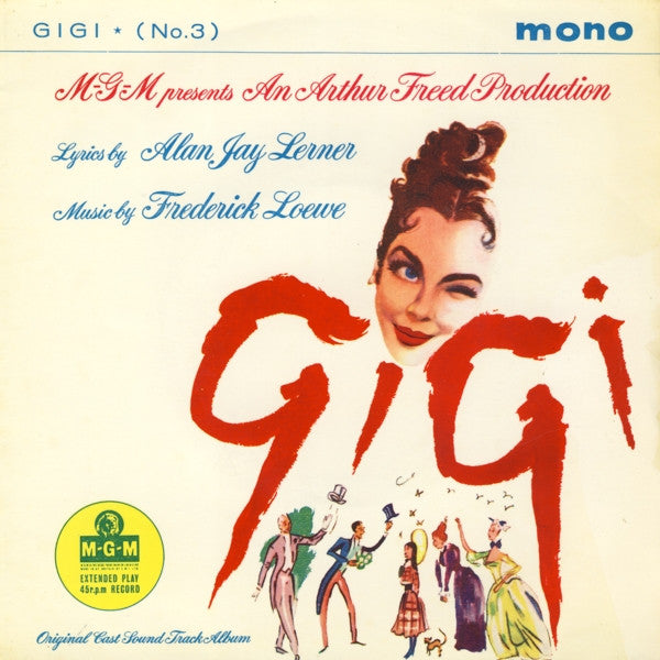Leslie Caron, Maurice Chevalier, Louis Jourdan, Hermione Gingold : Gigi (No. 3) (7", EP, Mono)