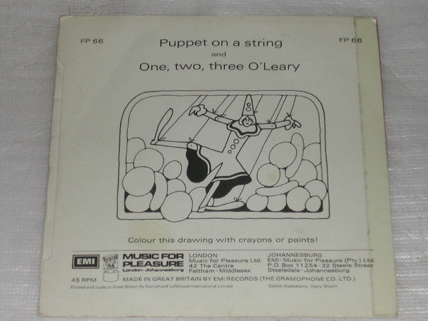 Unknown Artist : Puppet On A String / One, Two, Three O'Leary (7")