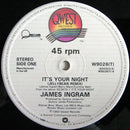 James Ingram : It's Your Night (Jellybean Remix) (12")