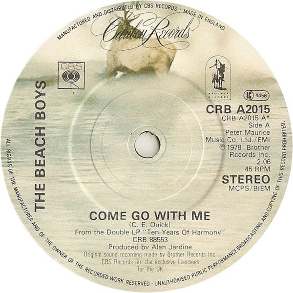 The Beach Boys : Come Go With Me (7", Single)