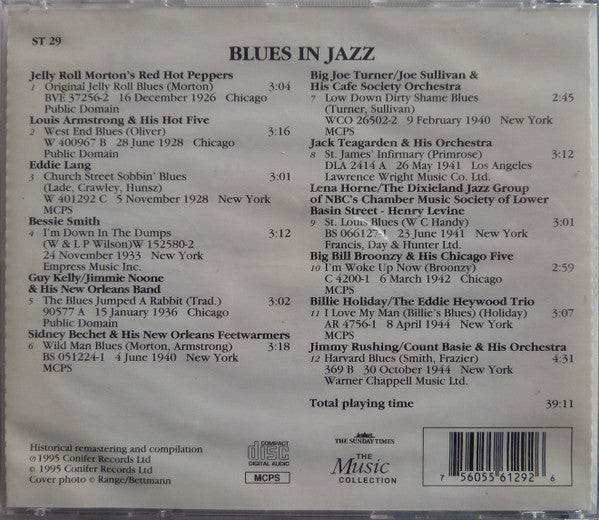 Various : Blues in Jazz (CD, Comp, Mono)