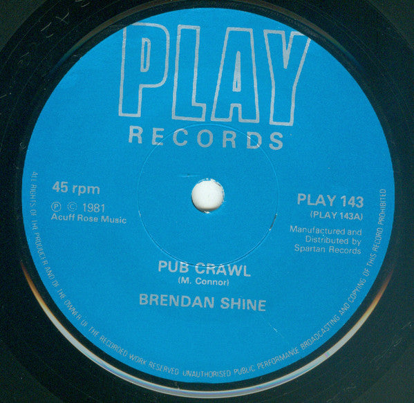 Brendan Shine : Pub Crawl (7")