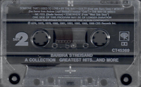 Barbra Streisand : A Collection Greatest Hits...And More (Cass, Comp)