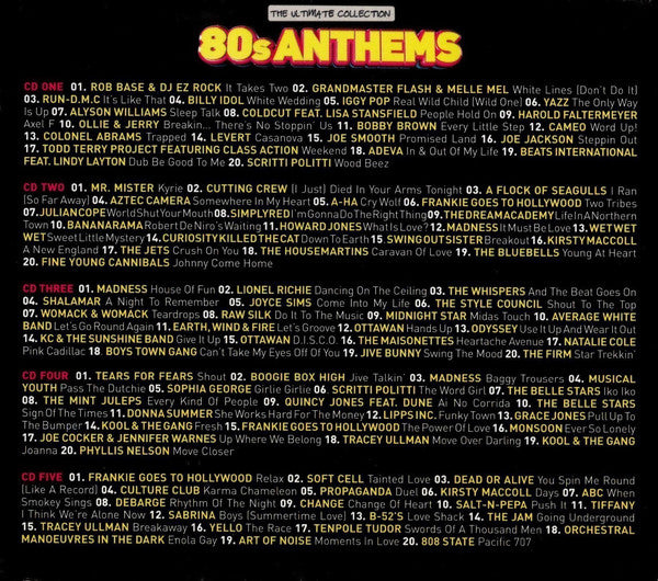 Various : 80s Anthems (The Ultimate Collection) (5xCD, Comp + Box)