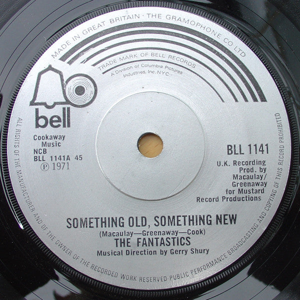 The Fantastics : Something Old, Something New  (7", Single, Sol)