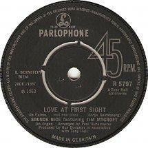 Sounds Nice : Love At First Sight (7", Single, 4 p)