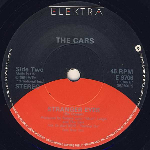The Cars : Drive (7", Single, Bla)