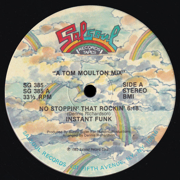 Instant Funk : No Stoppin' That Rockin' (12", Single)