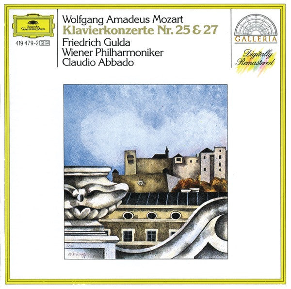 Wolfgang Amadeus Mozart, Friedrich Gulda, Wiener Philharmoniker, Claudio Abbado : Klavierkonzerte Nr. 25 & 27 (CD, RE, RM)