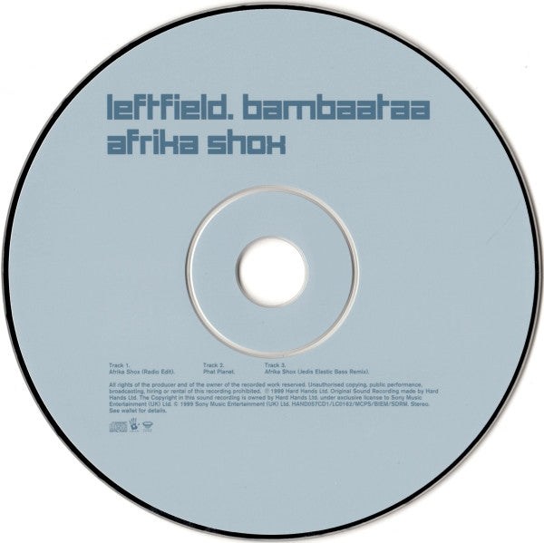 Leftfield . Afrika Bambaataa : Afrika Shox (CD, Single, CD1)
